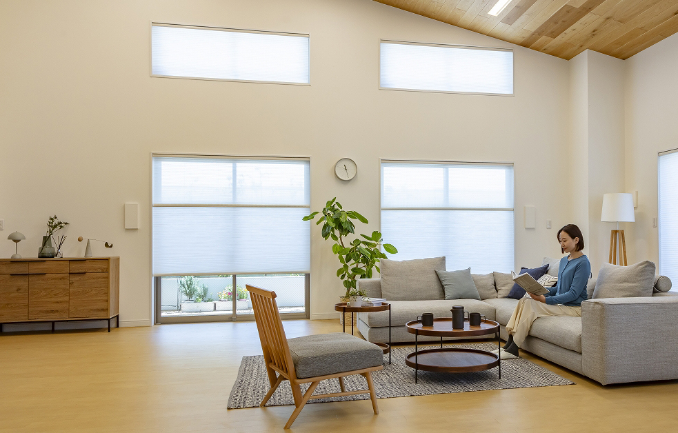 ハニカムスクリーン ライト eタッチ リモコン式